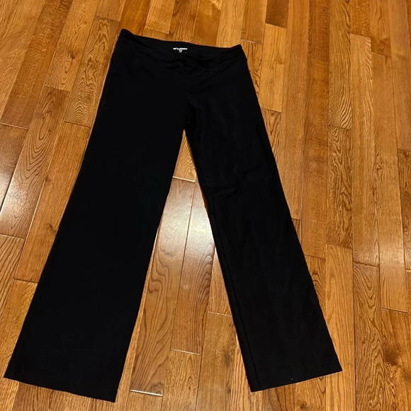 Tuff athletics black slightly flare low rise bootcut yoga pants Sz L - Picture 3 of 14